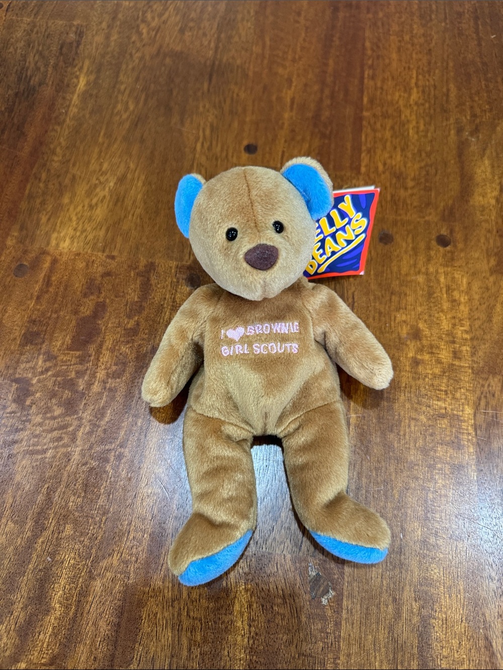 1997 I ❤️ Brownie Girl Scouts Mary Meyer Bear with original tag